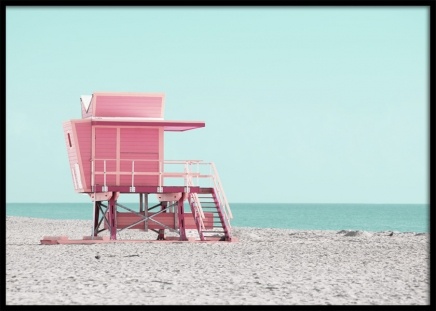 Miami South Beach Poster en el grupo  Pósters / Naturaleza con Desenio AB (10758)