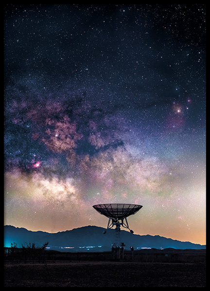 Radio Telescope Poster en el grupo  Pósters / Naturaleza con Desenio AB (11168)