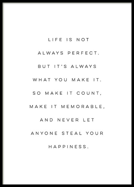 Make it Count Poster en el grupo  Pósters / Cuadros con texto con Desenio AB (11648)