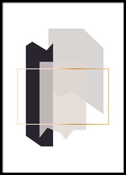 Abstract Fragments No1 Poster en el grupo  Pósters / Arte con Desenio AB (11996)