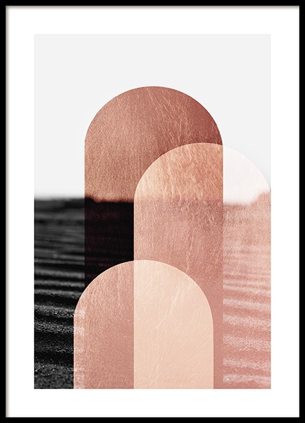 Graphic Arches Poster en el grupo  Pósters / Arte con Desenio AB (12812)