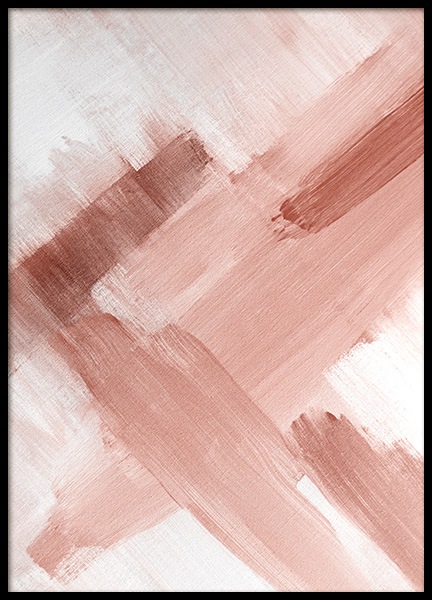 Abstract Painting Pink No2 Poster en el grupo  Pósters / Arte con Desenio AB (12895)