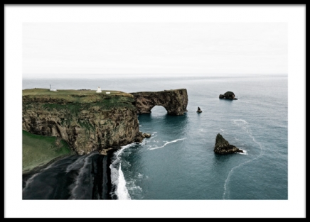 Aerial View of Dyrholaey Poster en el grupo  Pósters / Naturaleza con Desenio AB (13378)