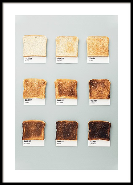 Toasts Poster en el grupo  Pósters / Cuadros de cocina con Desenio AB (13532)