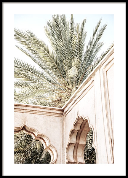 Palm Curves Poster en el grupo  Pósters / Fotografías con Desenio AB (14217)