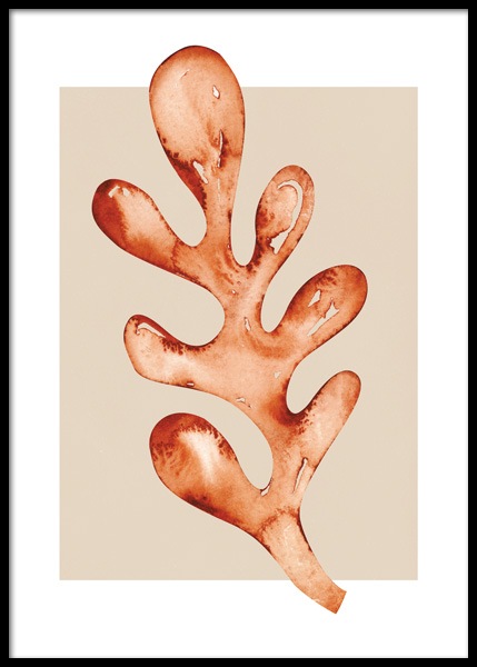 Hazel Shape Poster en el grupo  Pósters / Arte con Desenio AB (14887)