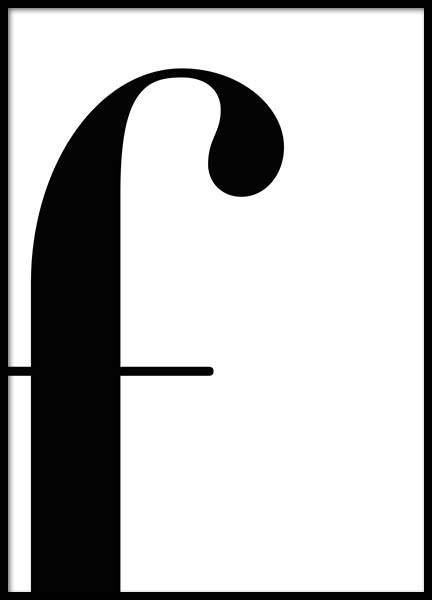 Letter S Poster