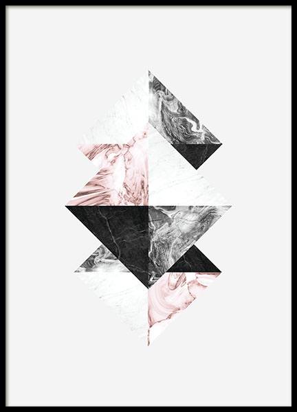 Print gráficos en mármol gris y blanco. Elegantes print gráficos.