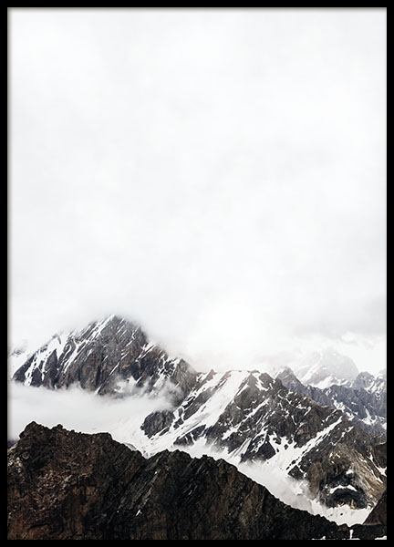 Pósters, print y láminas con estilosas fotografías de las montañas