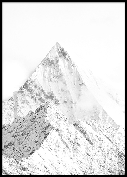 Print y cuadros con elegantes fotografías de la naturaleza y nieve