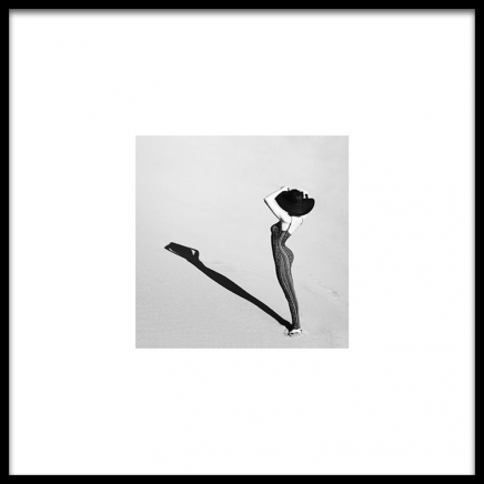 Lady Shadow Poster  en el grupo  Pósters / Blanco y negro con Desenio AB (8912)