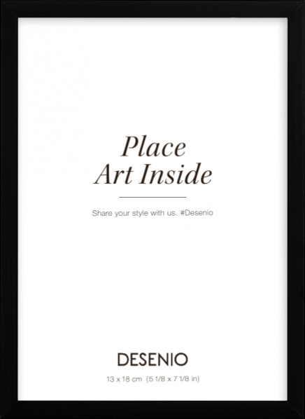 Marco metálico negro, 13x18
