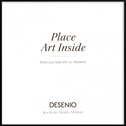 Marco metálico negro, 50x50