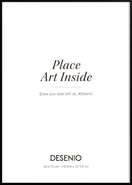 Marco metálico negro, 50x70