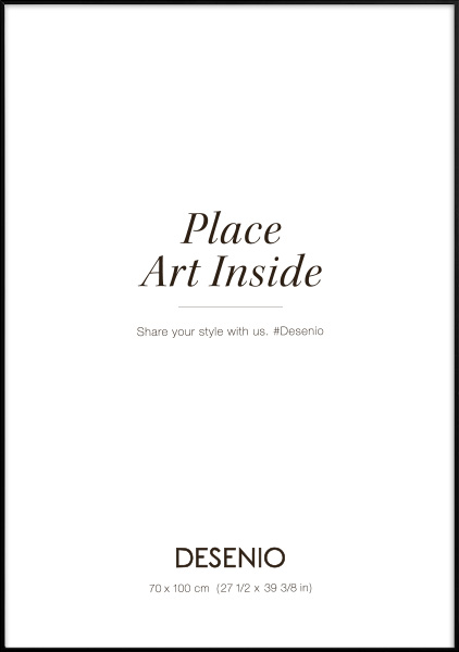 Marco metálico negro, 70x100