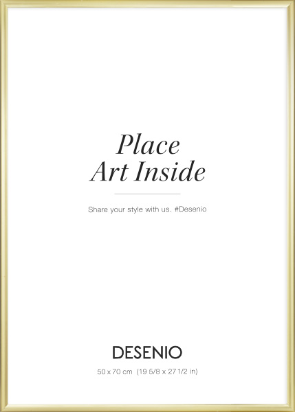 Marco de cuadro dorado, 50x70