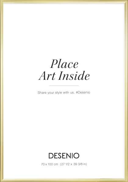 Marco de cuadro dorado, 70x100