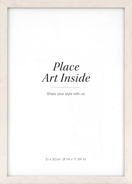 Marco de madera clara, 21x30