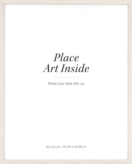 Marco de madera clara, 40x50