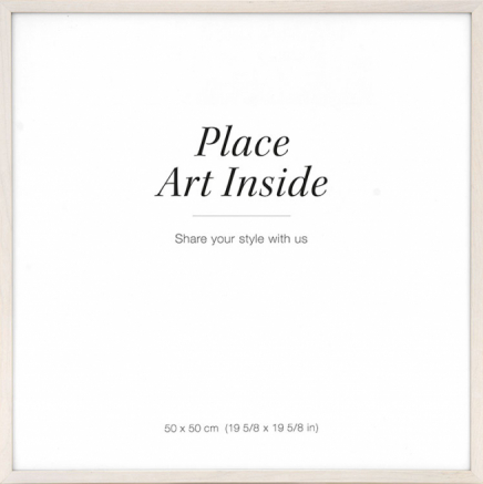 Marco de madera clara, 50x50