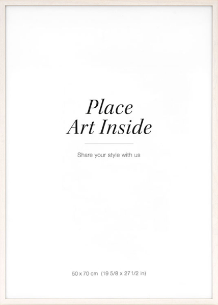 Marco de madera clara, 50x70