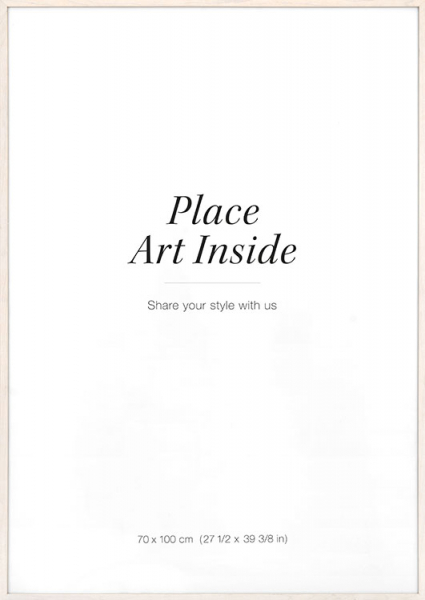 Marco de madera clara, 70x100