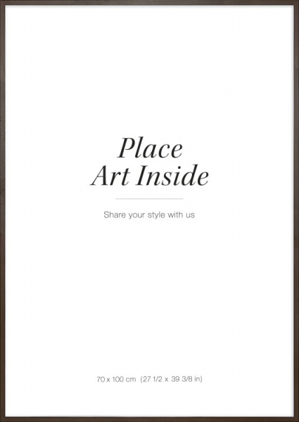 Marco para cuadro en madera oscura, 70x100
