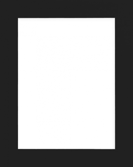 Paspartú negro, 40x50