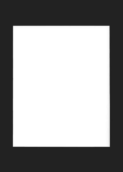 Paspartú negro, 50x70