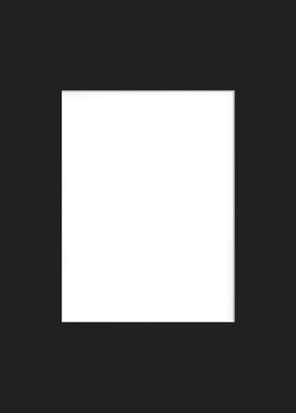 Paspartú negro 50x70