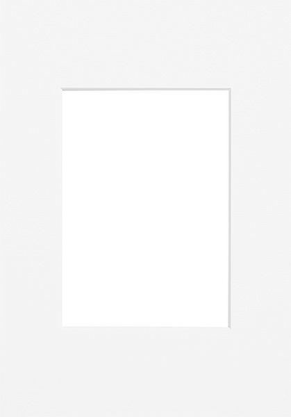 Paspartú blanco, 21x30