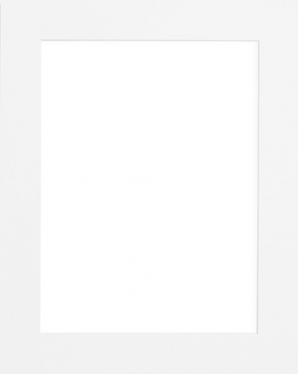 Paspartú blanco, 40x50