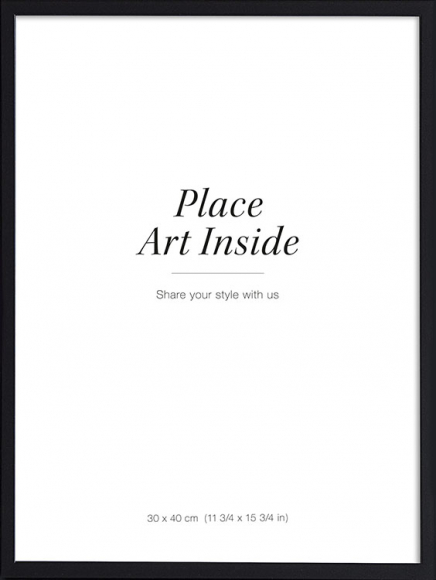 Marco de cuadro negro, 30x40