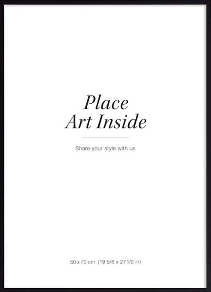 Marco de cuadro negro, 50x70