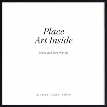 Marco de cuadro negro, 50x50