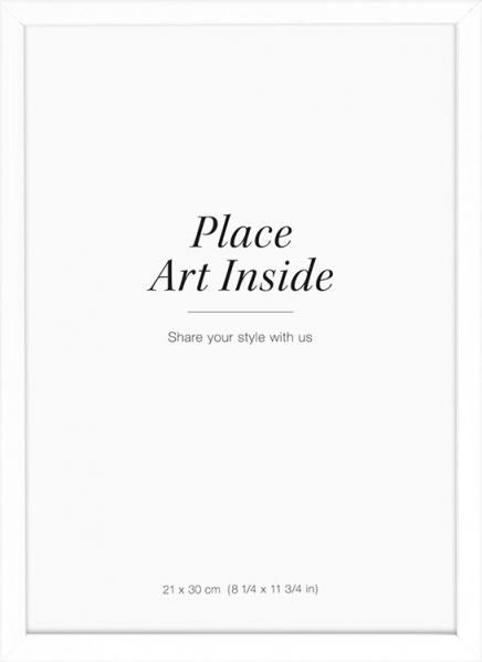 Marco de cuadro blanco, 21x30