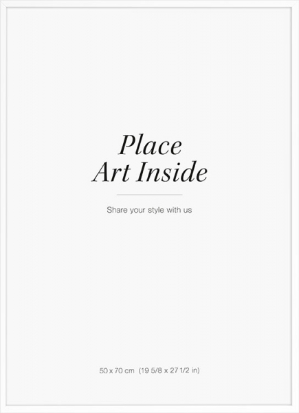 Marco de cuadro blanco, 50x70