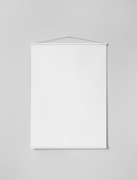 Moebe Poster hanger 50cm, blanco / Perchas para póster con Desenio AB (PHWH50B)