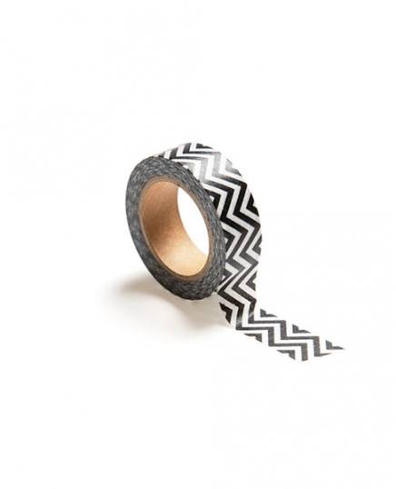 Washi tape blanco y negro