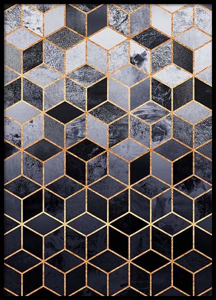 Daydream Cubes Poster en el grupo  Pósters / Arte con Desenio AB (pre0021)