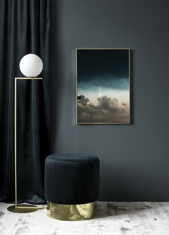 Sunset Storm Poster / Naturaleza con Desenio AB (10084)