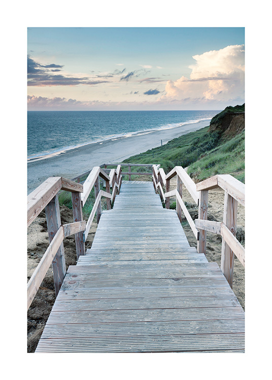 Red Cliff at Kampen Poster