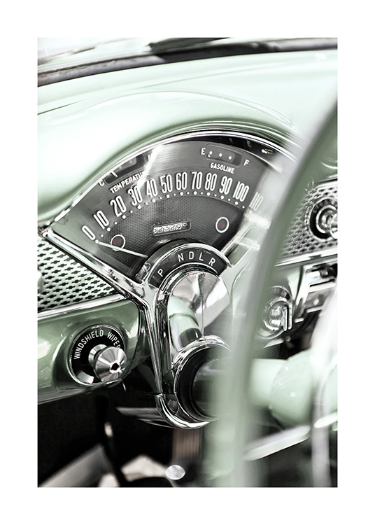 American Vintage Car Poster / Fotografías con Desenio AB (10641)