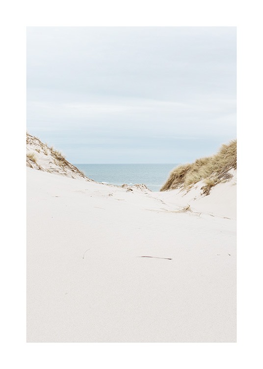 Sand Dunes by Sea Poster / Naturaleza con Desenio AB (10753)