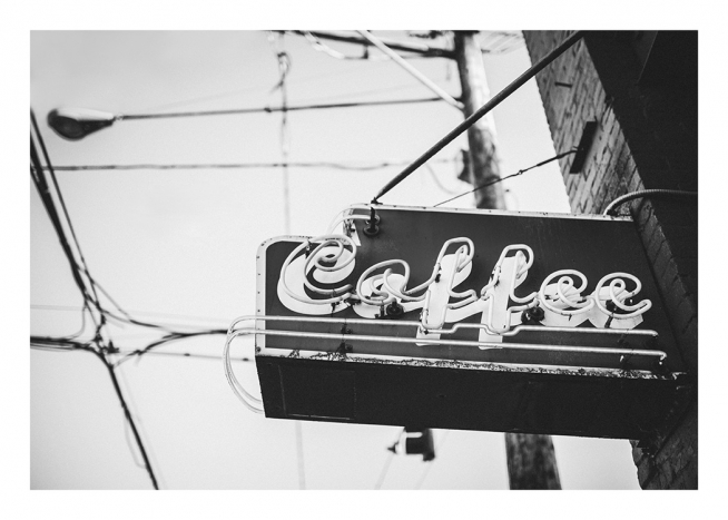 Coffee Sign Poster