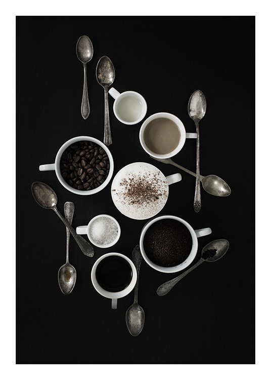 Coffee Still Life Poster / Cuadros de cocina con Desenio AB (10823)