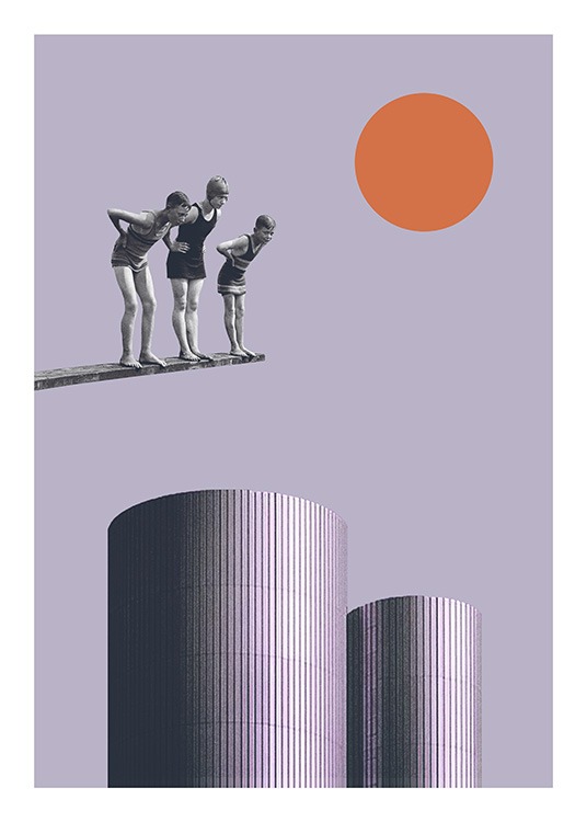 Summer Time Fun Poster / Arte con Desenio AB (11076)