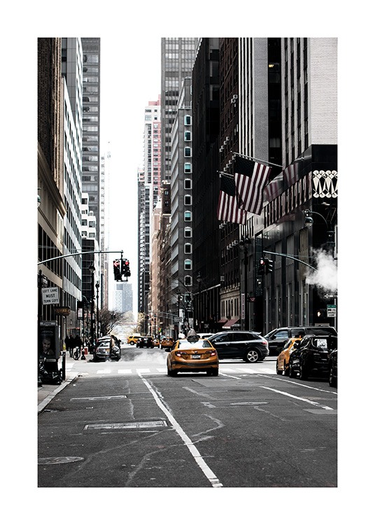 New York Street Poster / Fotografías con Desenio AB (11326)
