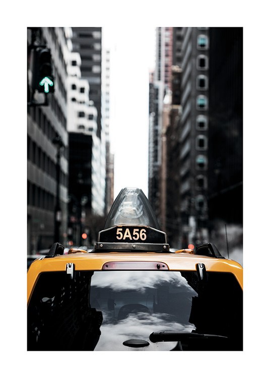 NYC Taxi Poster / Fotografías con Desenio AB (11327)