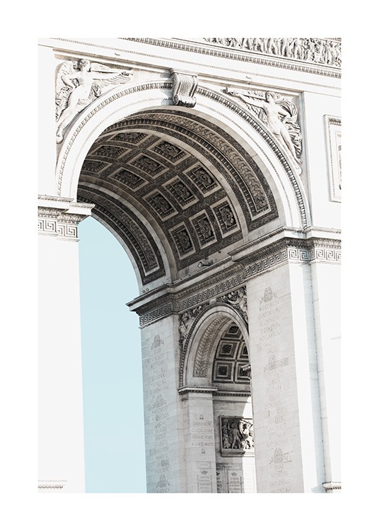 Arc de Triomphe Detail Poster / Fotografías con Desenio AB (11335)